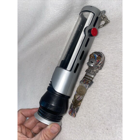 Vintage Star Wars Episode 1 C3-PO Collector Watch LIGHT SABER CASE 1999 Retro - Picture 4 of 8